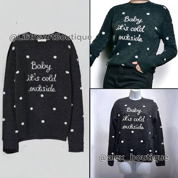 H&M Fine Knit Intarsia Sweater(J004)-Size Xs for Women - Picture 1 of 10